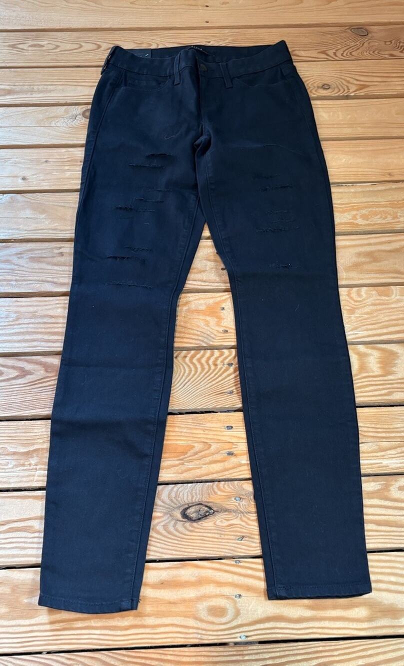 DSTLD NWT Women’s Mid Rise Skinny Jeans Size 26 Black N6
